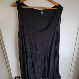 Torrid Boho Flowy Tank with lace cutouts
